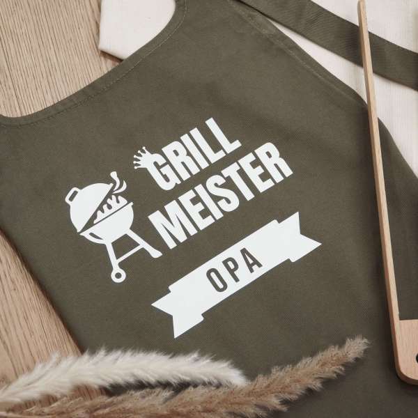 Die personalisierte Grillschürze aus Bio-Baumwolle ist das perfekte Geschenk für alle begeisterten Grillmeister und BBQ-Enthusiasten.